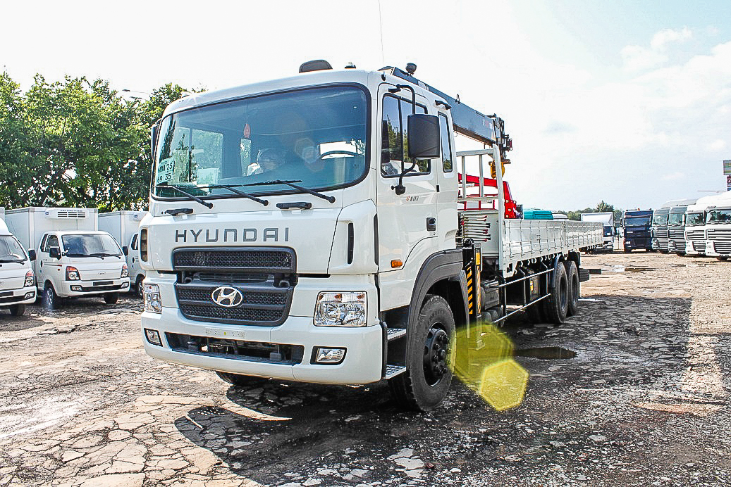 КРАН-МАНИПУЛЯТОР HIAB 190T НА БАЗЕ HYUNDAI HD 250